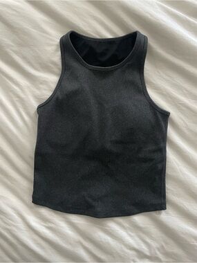 Vuori Ribbed Tank with Built in Bra